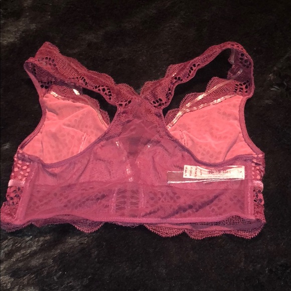Maroon Colored Bralette - Picture 2 of 3